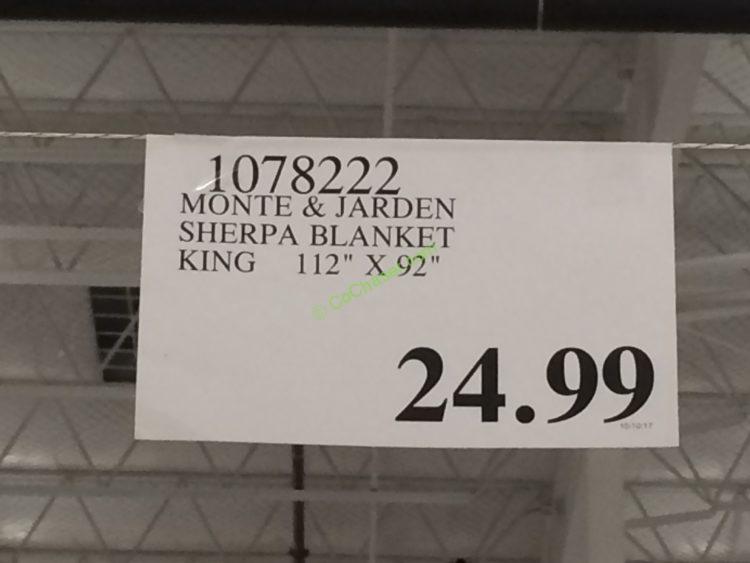 Costco1078222MonteJardinVelvetSherpaBlankettag CostcoChaser
