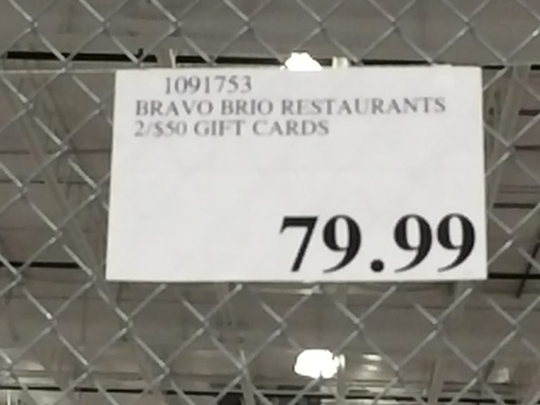Costco1091753BravoBrioRestaurants250GiftCardstag CostcoChaser