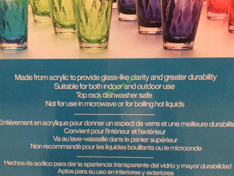 Costco1119272AcrylicDrinkwareSetspec CostcoChaser