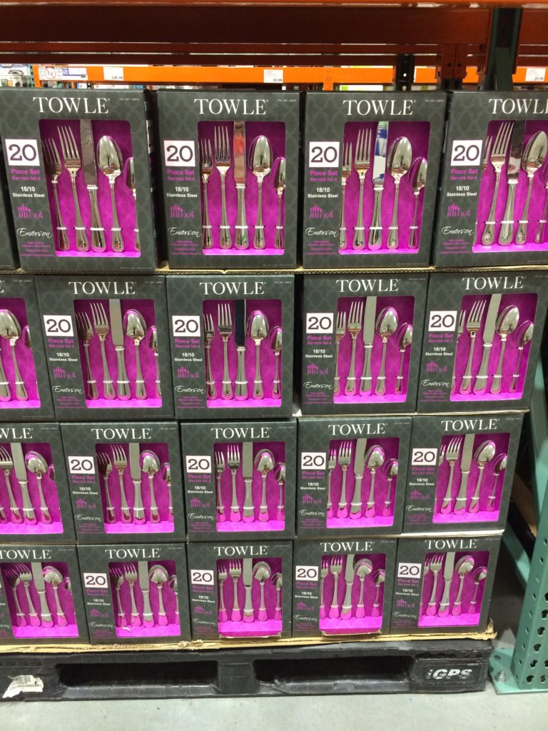 Costco1136472TowleEmerson1810StainlessSteel20pieceFlatwareSet