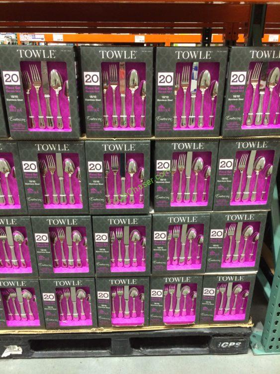 Costco1136472TowleEmerson1810StainlessSteel20pieceFlatwareSet