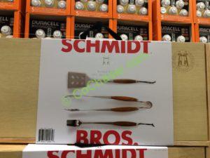 Costco-1142643-Schmidt-Brothers-3P- Bonded-Teak-BBQ-Tool-Set-name