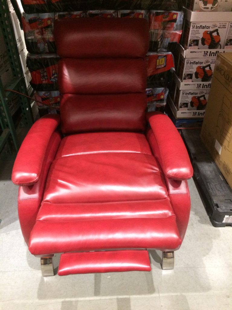 Barcalounger Leather Pushback Recliner CostcoChaser
