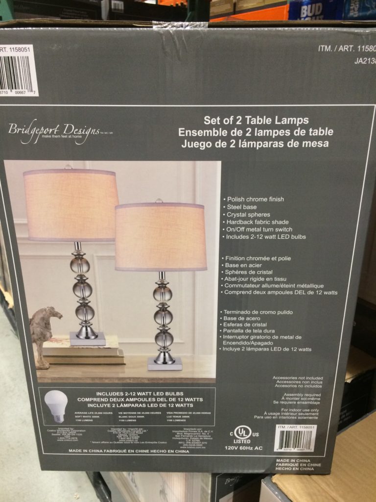 Costco1158051BridgeportDesigns2PKTableLampsback CostcoChaser