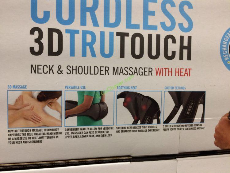 HoMedics Cordless Neck & Shoulder Massager with Heat, Model NMS630H