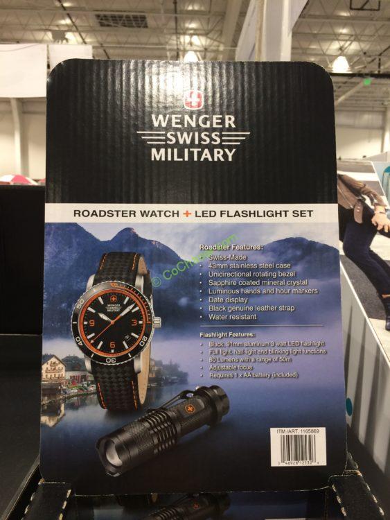 wenger swiss military roadster with flashlight