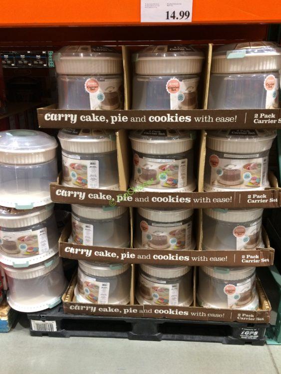 Sweet Creations 2PK Pie & Cake Carrier CostcoChaser