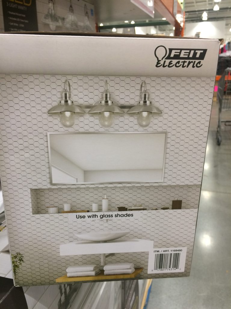 Costco1169480FeitElectricLED3LightBathVanityback CostcoChaser