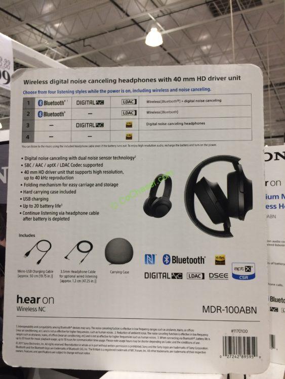Costco1170100SonyNoiseCancelingBluetoothHeadphonesback