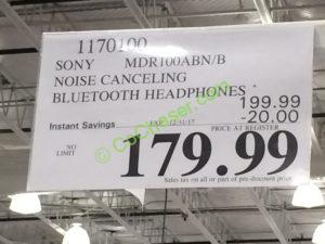 Costco-1170100-Sony-Noise-Canceling-Bluetooth-Headphones-tag