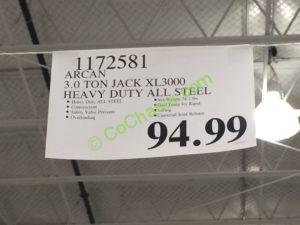 Costco-1172581-Arcan-3.0-Ton-Jack-XL3000-Heavy-Duty-tag
