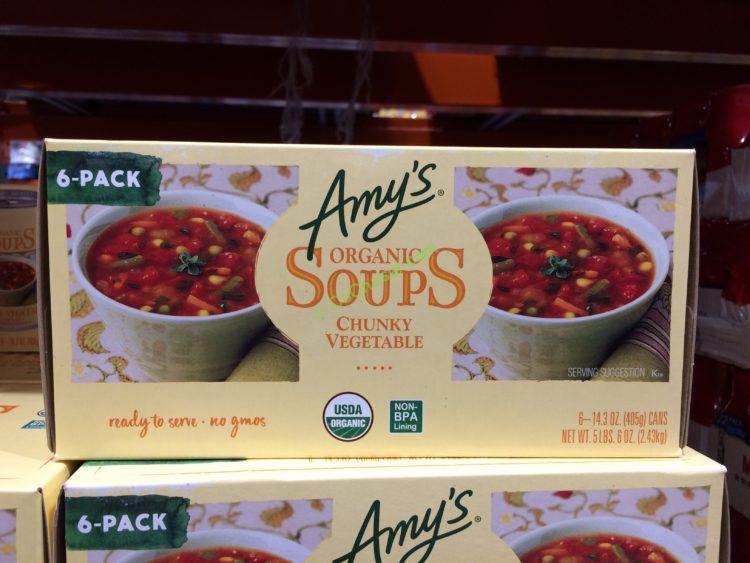 AMY’s Organic Chunky Vegetable Soup 6/14.3 Ounce Cans