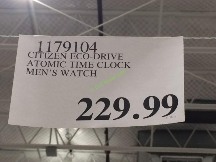 Costco1179104CitizenEcoDriveAtomicTimeClockSynchronizedMen’s