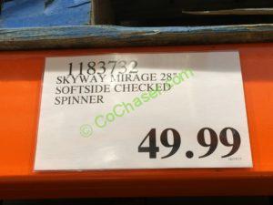 Costco-1183732-Skyway-Mirage-28-Softside-Checked-Spinner-tag