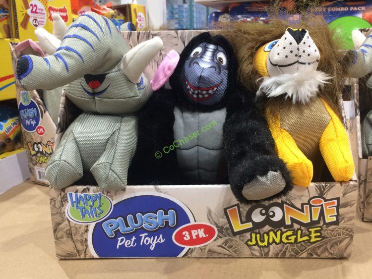 Happy Tails Loonie Jungle Friends 3 Pack