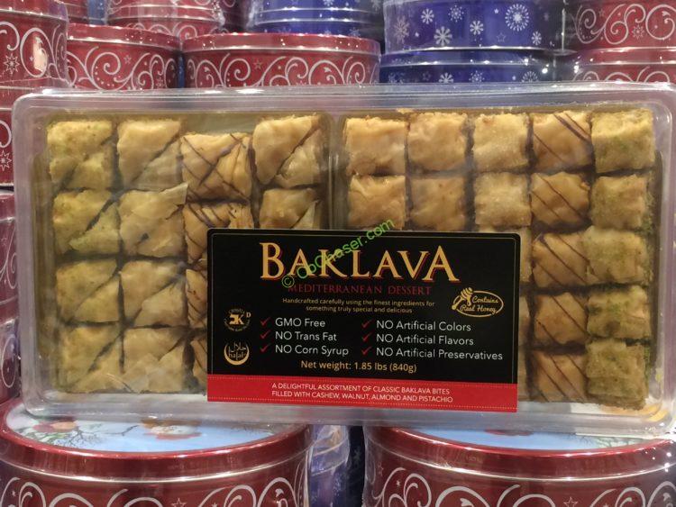 LA Boulangerie Baklava Selection 57 Count Container