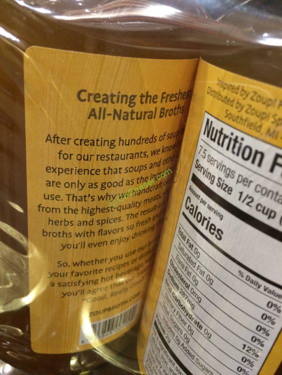 Costco1197457ZOUPChickenBoneBrothing CostcoChaser