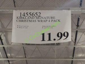 Costco-1455652-Kirkland-Signature-Christmas-Wrap-4Pack-tag