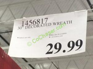 Costco-1456817-30-Decorated-Artificial-Wreath-tag