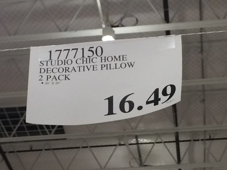 Studio Chic Home Decorative Pillow 2 Pack CostcoChaser
