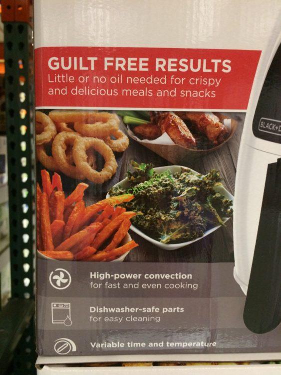 Costco1899010BlackDeckerPurifryElectricAirFryerback CostcoChaser