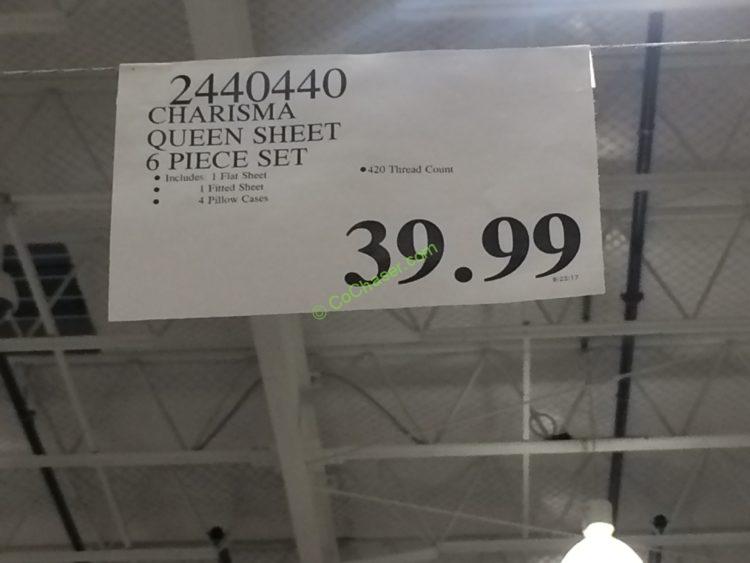 Costco2440440CharismaSheet6PieceSettag CostcoChaser
