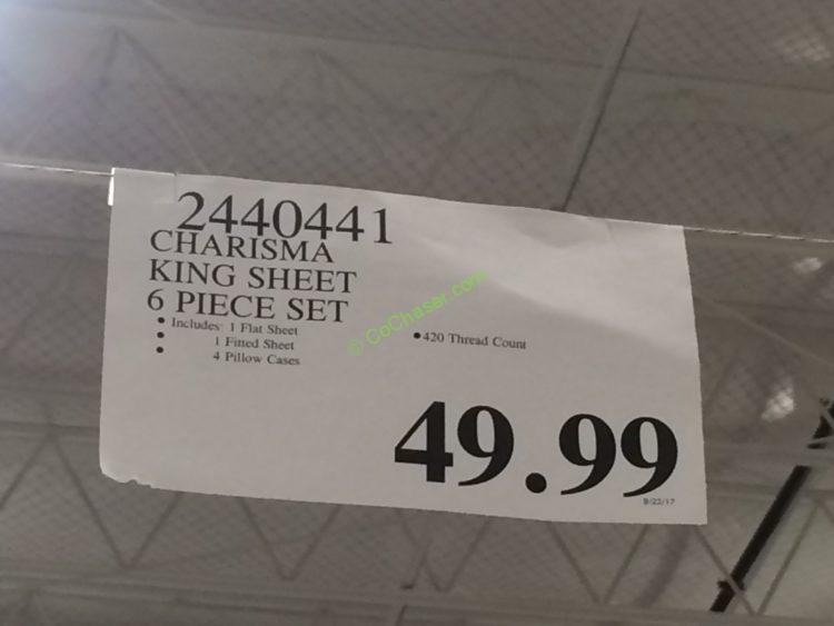 Costco2440441CharismaSheet6PieceSettag CostcoChaser