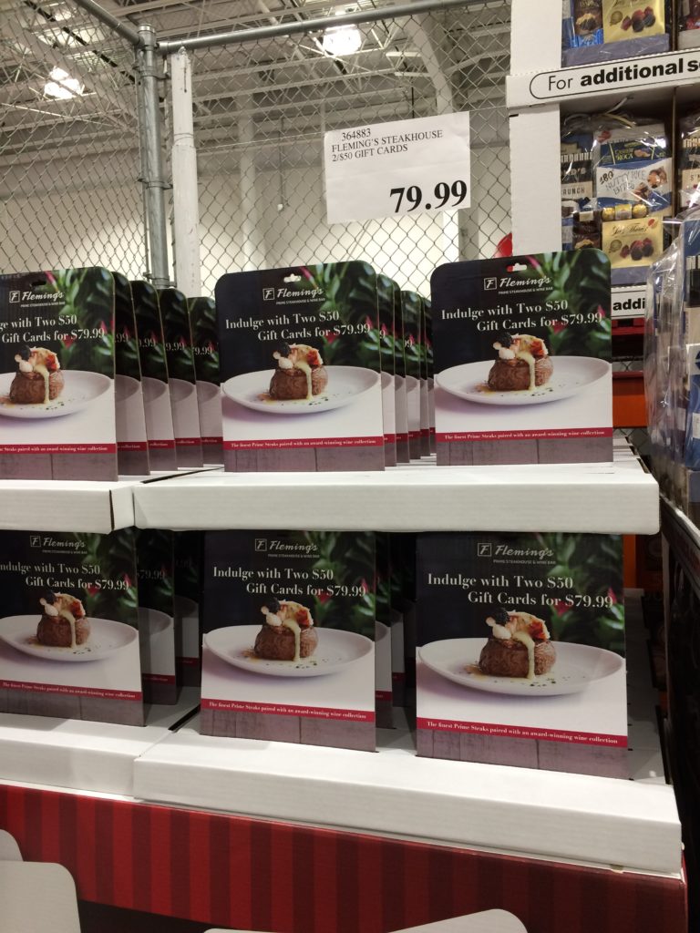 Fleming’s Steakhouse 2/50 Gift Cards CostcoChaser