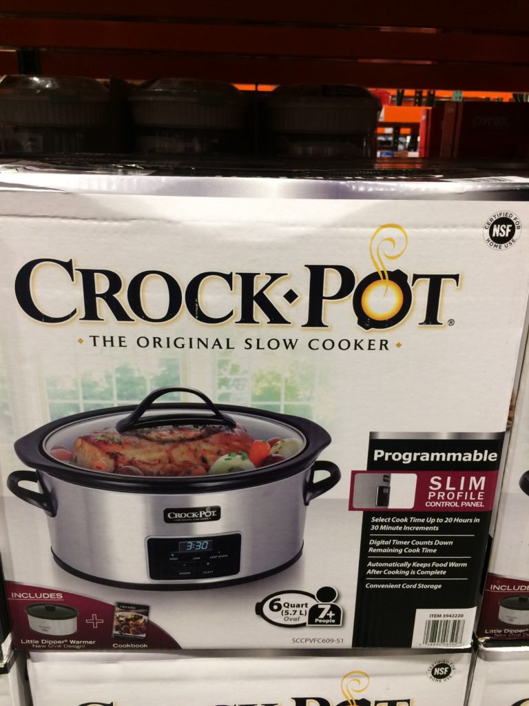 Costco3942220CrockPot6QTSlowCookerwithLittleDipperbox