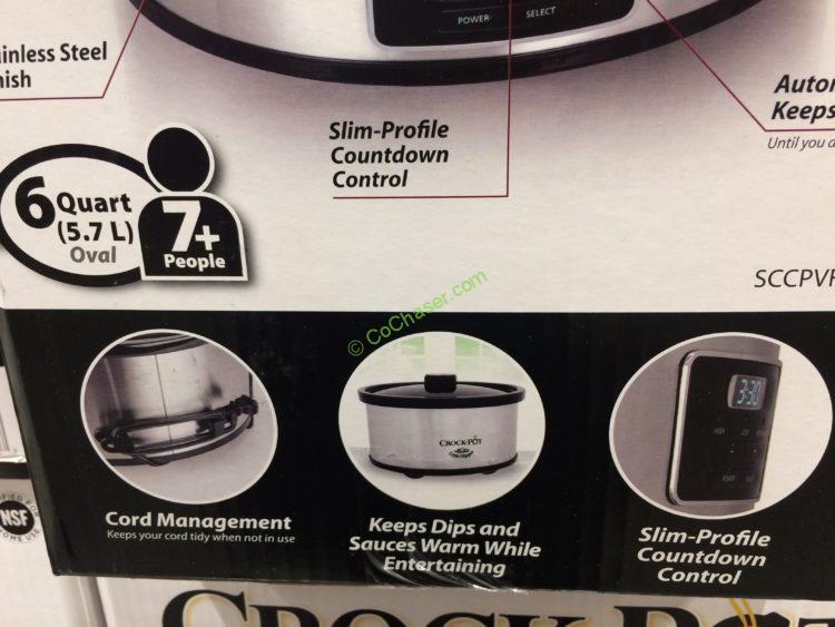 Costco3942220CrockPot6QTSlowCookerwithLittleDipperpart