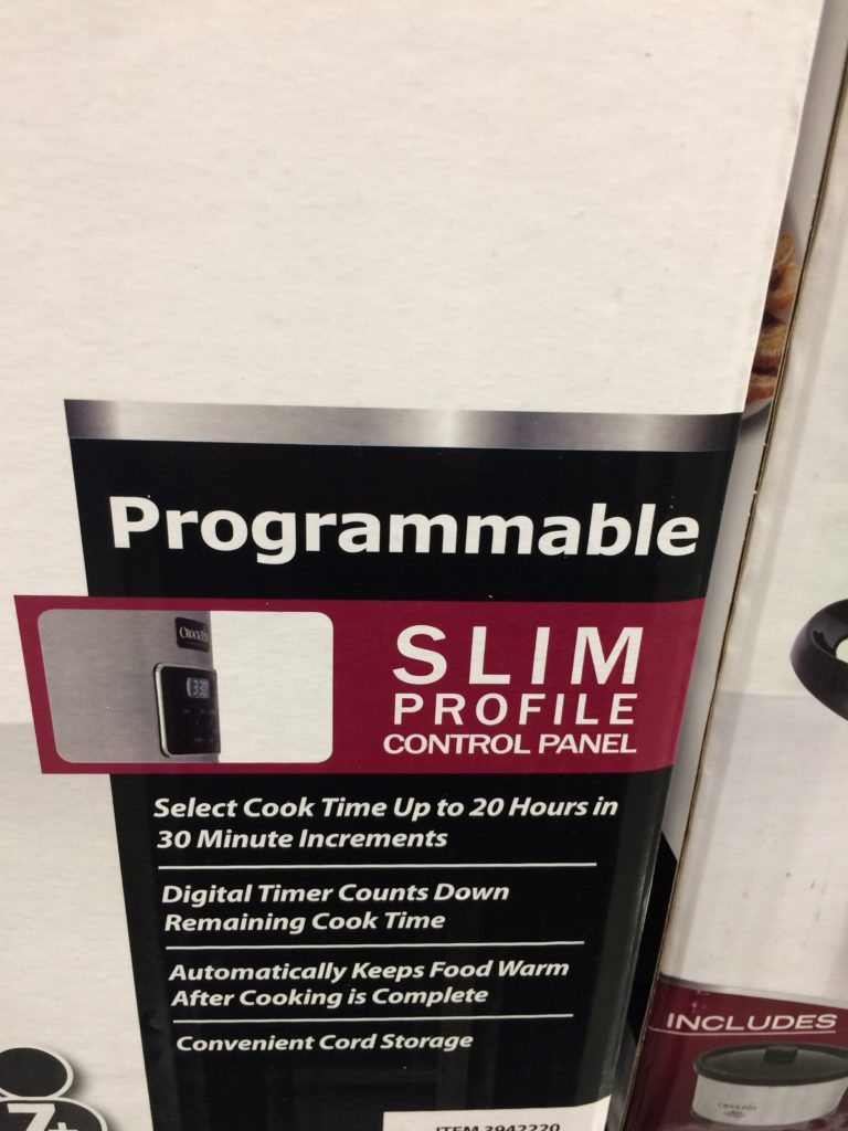 Costco3942220CrockPot6QTSlowCookerwithLittleDipperspec