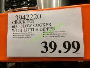 Costco-3942220-Crock-Pot-6QT-Slow-Cooker-with-Little-Dipper-tag