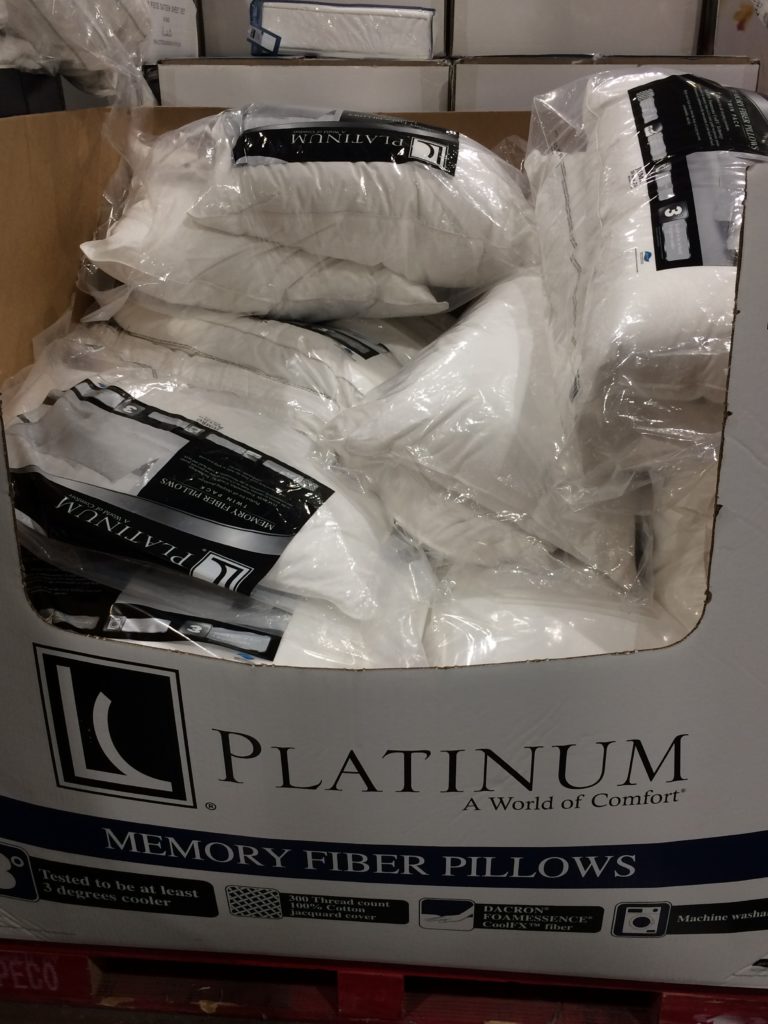 LC Platinum TriCool Memory Fiber Pillow Jumbo 2PK CostcoChaser
