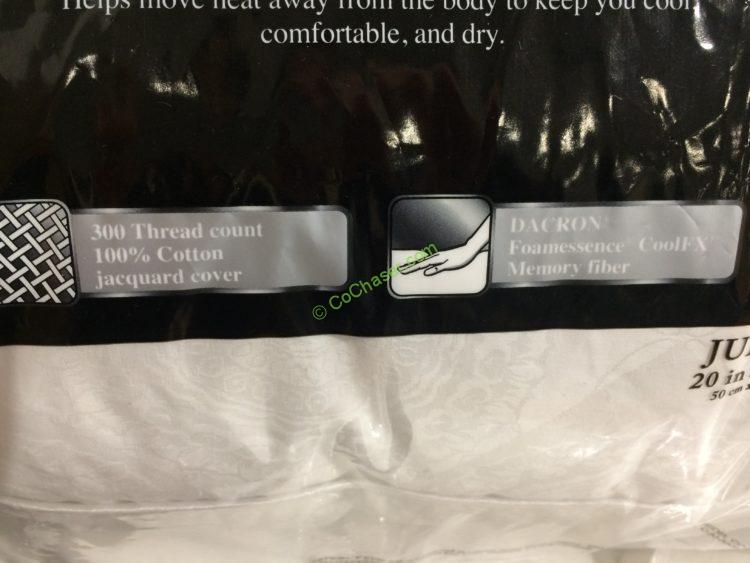 Costco761473LCPlatinumTriCoolMemoryFiberPillowJumbopart