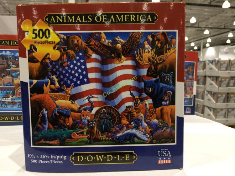 Dowdle Folk Art Animals of America Puzzles
