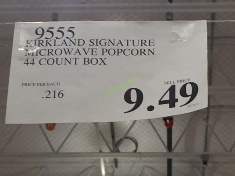 Kirkland Signature Microwave Popcorn 44 Count Box CostcoChaser