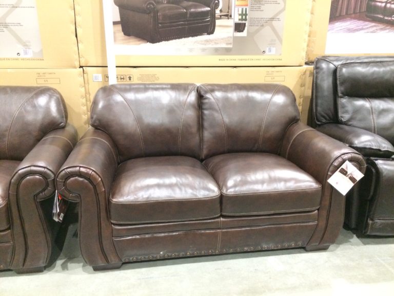 Simon Li Leather Sofa & Loveseat CostcoChaser