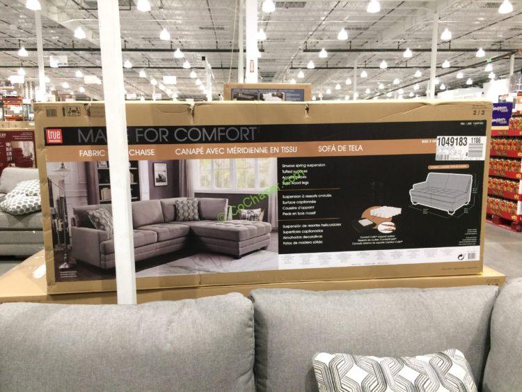 Costco1049183TrueInnovationsFabricSectionalbox CostcoChaser