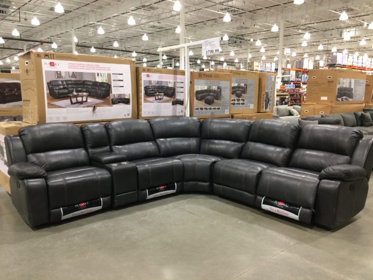 Pulaski Furniture Leather Power Reclining Sectional CostcoChaser