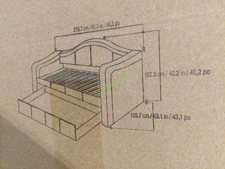 Costco1049332HillsdaleFurnitureFabricDaybedsize CostcoChaser