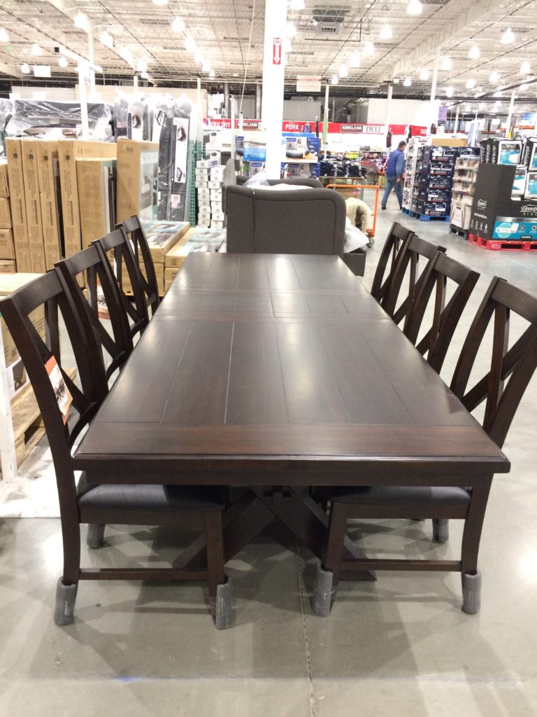 Bayside Furnishings 9PC Dining Set CostcoChaser