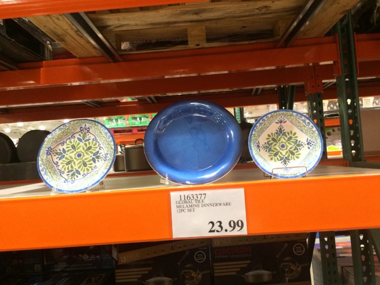 Global Tile Melamine Dinnerware 12PC Set CostcoChaser