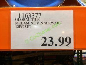 Costco-1163377-Global-Tile-Melamine-Dinnerware-12PC-Set -tag