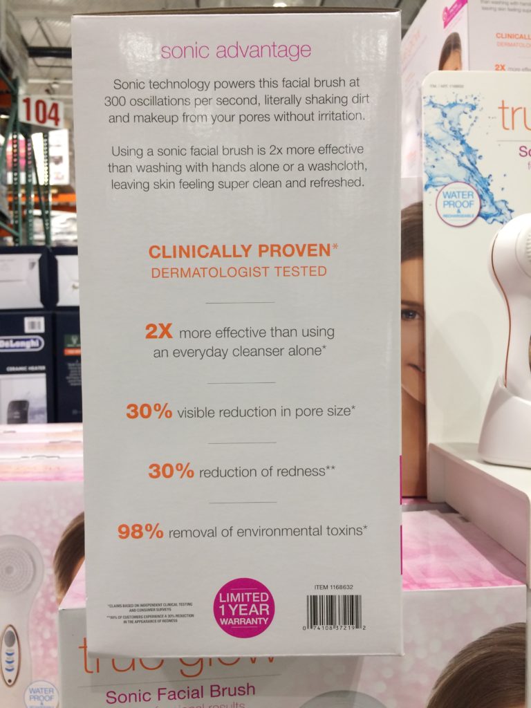 Costco1168632ConairTrueGlowSonicFacialBrushspec3 CostcoChaser