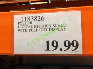 Costco-1183826-Polder-Digital-Kitchen-Scale -tag