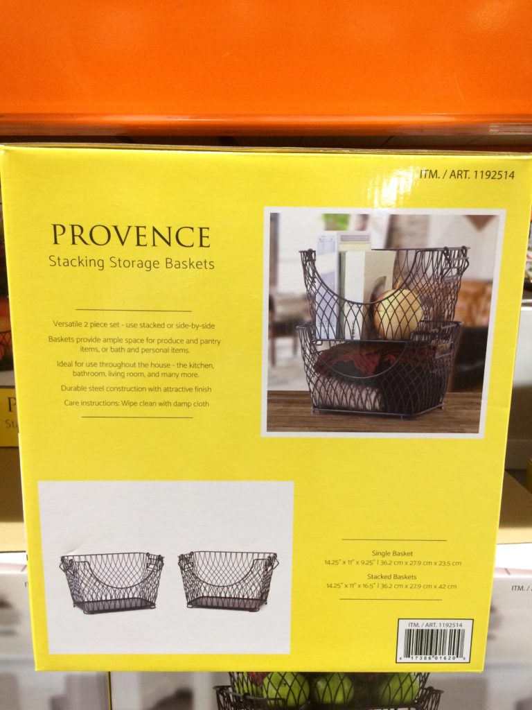 Costco1192514 MESA2PackStackingMetalBasketsback CostcoChaser