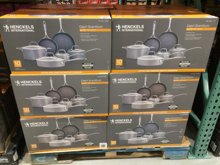 Costco1199882Henckels10PCCapriGranitium AluminumCookingSetall