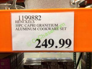 Costco-1199882-Henckels-10PC-Capri-Granitium –Aluminum-Cooking-Set -tag