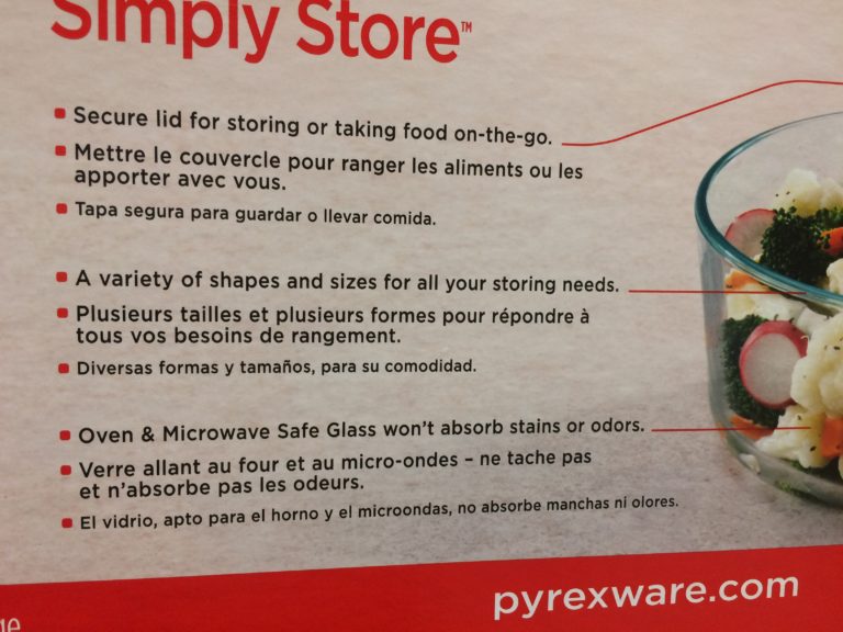 Costco1212233Pyrex12PCGlassStorageSetspec CostcoChaser