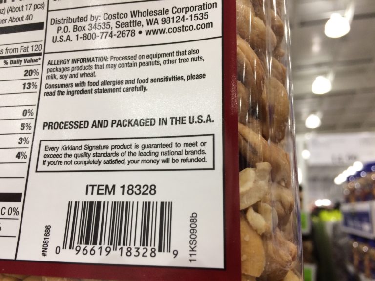 Costco18328KirklandSignatureFancyCashewsbar CostcoChaser